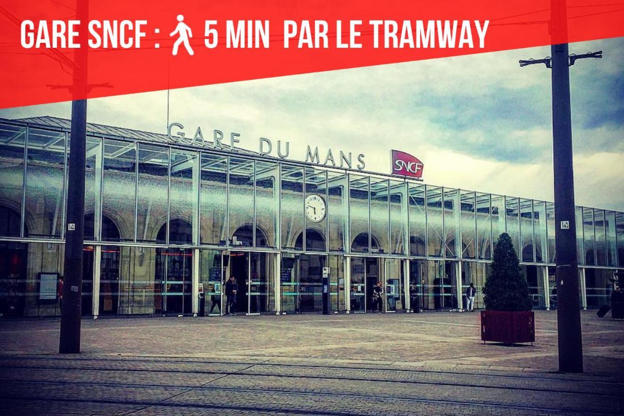 Tramway 9 Jaures Cosy Proche Gare Apartman Le Mans Kültér fotó